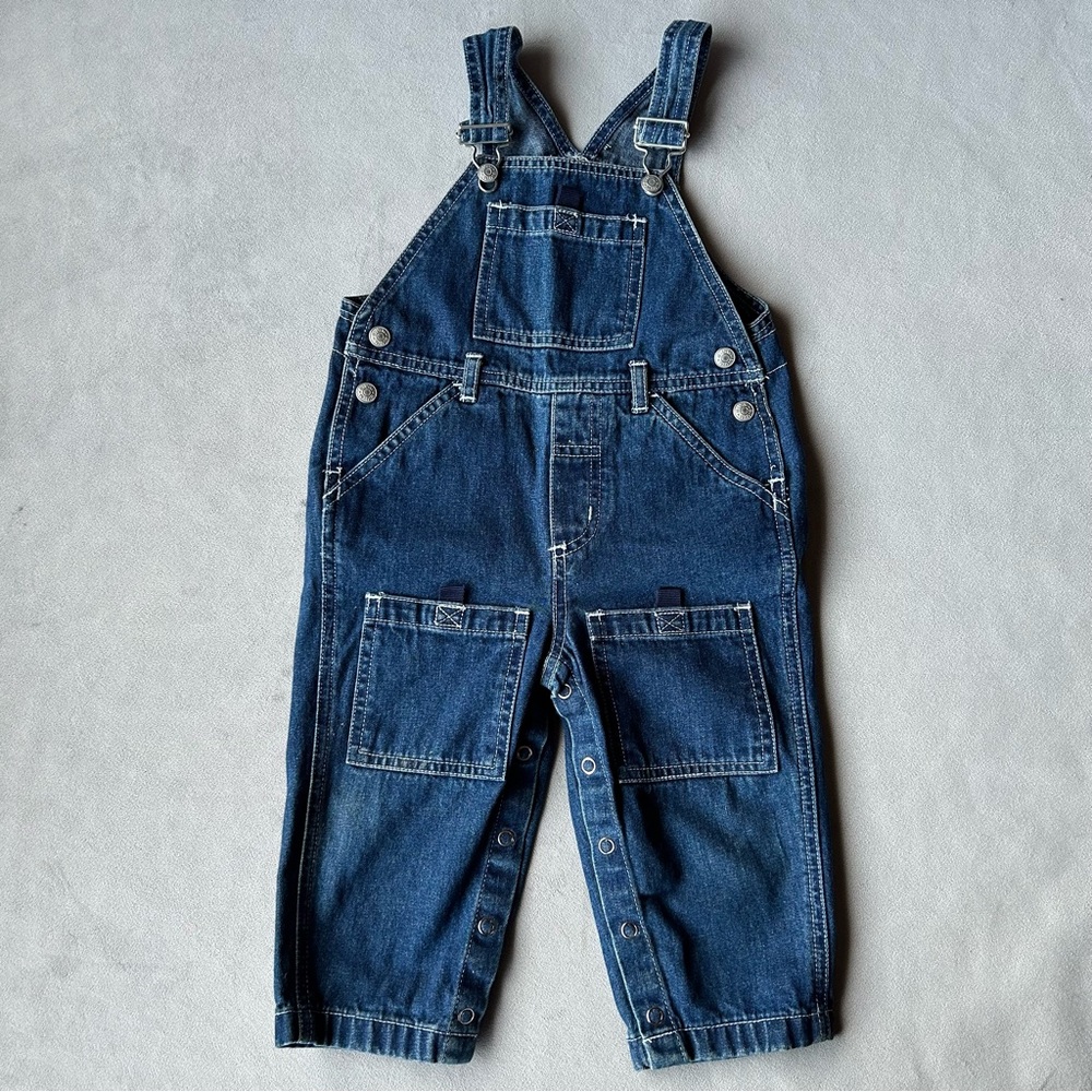 BUM Equipment ~ Denim Overalls ~ Size 12 Months